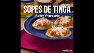 Chiken Tinga Sopes