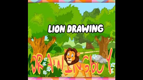 Lion drawing| free drawing with mobile phone| DRAWINGBOY