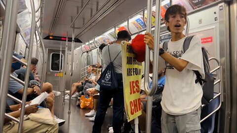 Your soul is precious in God’s eyes, but sin has an eternal consequence | NYC subway