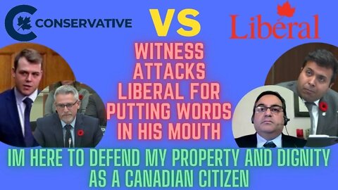 Witness destroys & attacks Liberal. Are American studies done to influence & pass Canadian law?