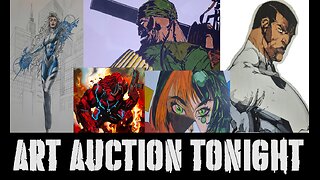 Join me tonight at 7:25 pm EST for our art auction ALL PRODIGY New Age concept work is up for grabs