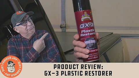 Restore Auto Trim with GX-3 Plastic Restorer!