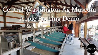 Central Washington Agricultural Museum: Apple Packing Demo