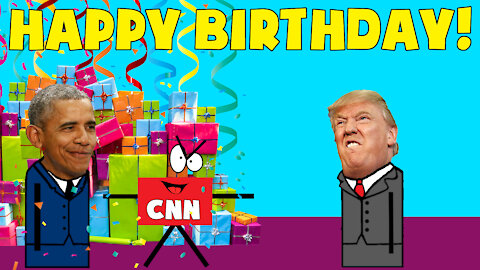 The Best Example Of CNN's Bias Ever: Trump's Birthday Vs Obama's Birthday