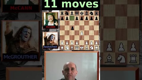 McGrouther vs McCann - Top 10 fastest checkmates in history! #6