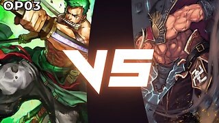 *OP03* Zoro (Red) VS Whitebeard (Red) | One Piece Card Game