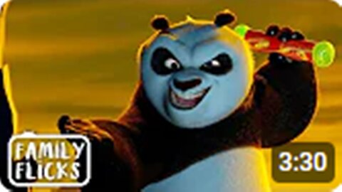 Battle For The Dragon Scroll | Kung Fu Panda (2008) | Family Flicks