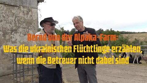 Bernd von der Alpaka-Farm: Was ukrainische Flüchtlinge erzählen, wenn die Betreuer nicht da sind