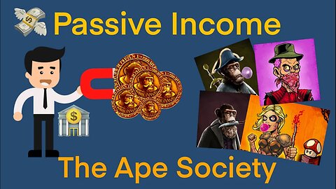Passive Income With The Ape Society On Cardano