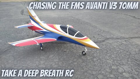 Take A Deep Breath RC flies the FMS Avanti 70mm V3!