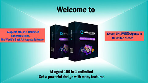 AI agent 100 in 1 unlimited – Get a powerful design with many features