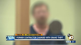 Former San Diego contractor charged with grand theft