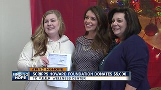 Scripps Howard Foundation donates $5k to P.E.E.R Wellness Center