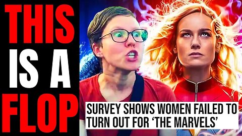 Women DIDN'T Show Up For The Marvels After Woke Media Blamed MEN For Disney's Failure!