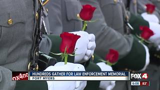 Hundreds gather for law enforcement memorial in Fort Myers