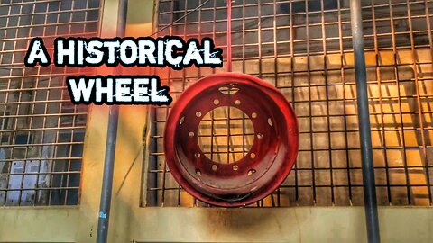 A historical wheel which is currently used for ringing bell in school