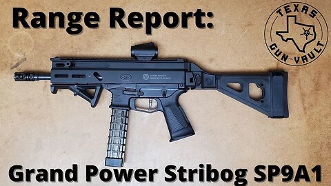 Range Report: Grand Power Stribog SP9A1 (The Poor Man's B&T APC?) - w/ Ammunition Function Testing