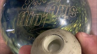 #ASMR Removing the core 💥🔨🎳 from a cracked bowling ball vol 2 Columbia 300 Wired Flip Side