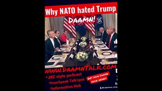 DailyDaamn 9-13-22@Donald J Trump #NATO square off - @DaamnTalk - #Chinese #usa Join the talk today