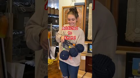 Yes, we are addicted, to knots! #knot