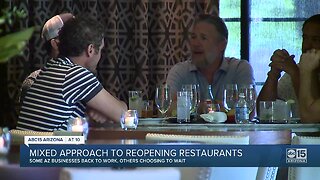 Mixed approach to reopening restaurants