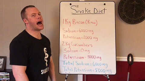 WHY FAT PEOPLE NEED SNAKE JUICE FOR FAST WEIGHT LOSS! - 30 DAY BACON DRY FAST CHALLENGE - DAY 18