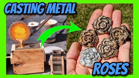 Casting Metal: Metal Casting Collaboration (Metal Rose)
