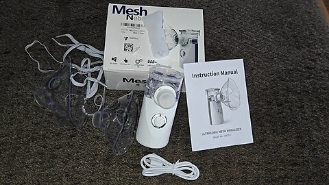 Ultra-portable Mesh Nebulizer: Your Compact Solution For On-the-go Respiratory Relief!