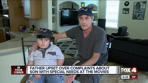 Father of child with special needs concerned over handling of noise complaint at cinema