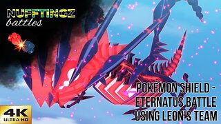 Unleashing The Power Of Leon's Team In An Epic Eternatus Battle In Pokémon Shield!