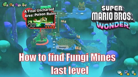 How to find Fungi Mines last level guide | Super Mario Bros. Wonder