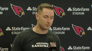 Cardinals coach Kliff Kingsbury talks Kyler Murray, Josh Rosen - ABC15 Sports