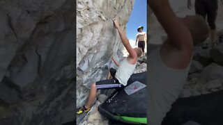 Bouldering Mario style #climbing #boulder #ripped #climb #mountians #theboys #supermario #mario