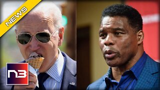 Herschel Walker DESTROYS Joe Biden with savage response to his ice cream eating habits