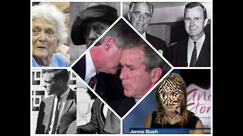 The Evil Bush Family #Jenna #Barbara #George #Prescott
