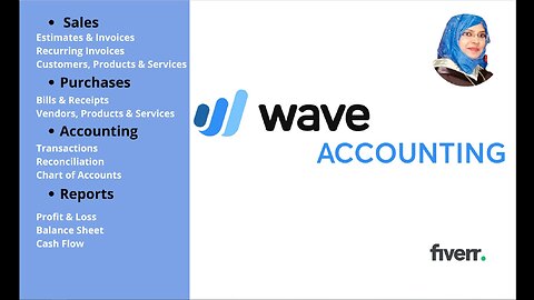 I will do wave accounting bookkeeping services