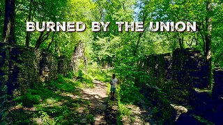 Exploring CIVIL WAR Ruins BURNED by the Union | Sope Creek