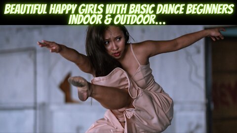 beautiful happy girls with basic dance beginners indoor & outdoor…