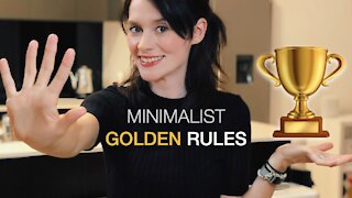 5 MINIMALIST GOLDEN RULES 🏆