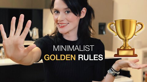 5 MINIMALIST GOLDEN RULES 🏆