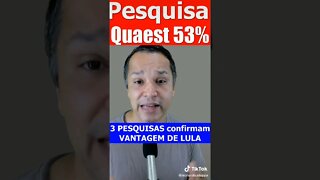 3 pesquisas indicam favoritismo de Lula!