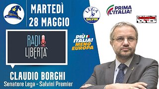 🔴 63ª Puntata della rubrica Scuola di Magia di Claudio Borghi su Radio Libertà (28/05/2024).