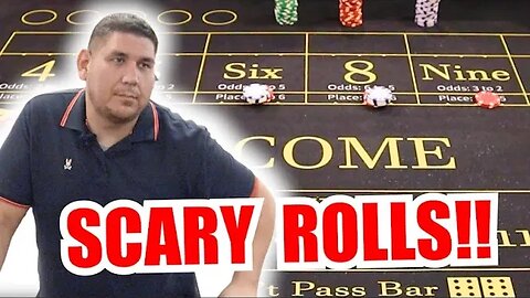 🔥TURN UP THE HEAT🔥 30 Roll Craps Challenge - WIN BIG or BUST #369