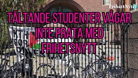 Reportage - Tältdemonstranter talar bara med "rätt" media