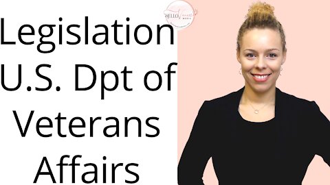U.S. Department of Veterans Affairs Legislation