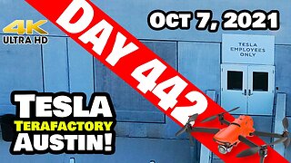 Tesla Gigafactory Austin 4K Day 442 - 10/7/21 - Tesla Texas - GIGA TEXAS CONSTRUCTION UPDATE!