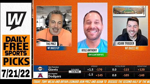 Free Sports Picks | WagerTalk Today | MLB Second Half Preview | UFC London Predictions | July 21