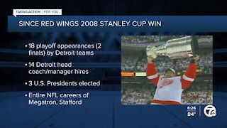 13 years since Red Wings 2008 Stanley Cup win