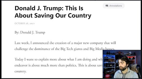 GEOTUS' Letter Explaining DWAC, TMTG, PHUN Saving USA!