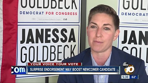 Surprise endorsement may boost new congressional candidate